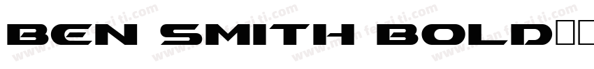 Ben Smith Bold字体转换